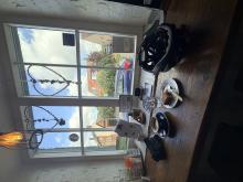 Grabbing some carbs and caffein at Forge Coffee in Culworth, Oxfordshire